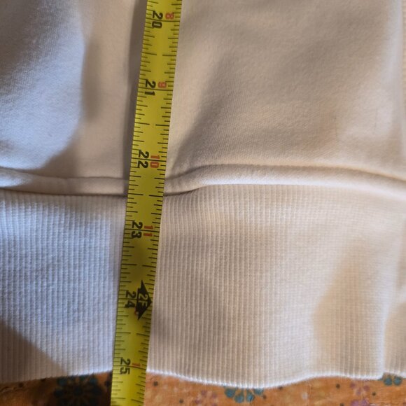 Athleta White Hoodie Size L - Picture 9 of 10